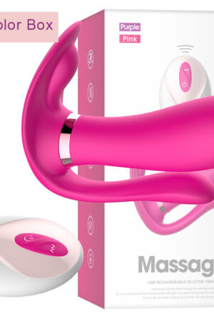 Vibromasseur papillon 3 en 1
