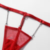2 pièces en résille rouge – Image 4